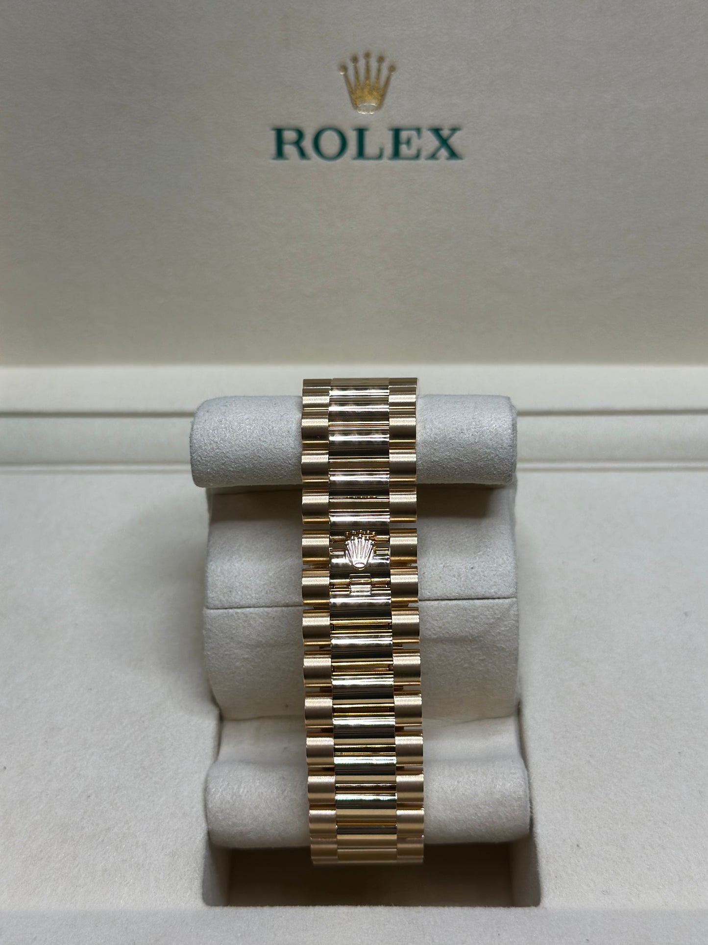 Rolex Day-Date 40 White Mother-Of-Pearl Dial on President 228348RBR Papers 2025