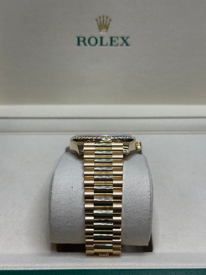 Rolex Day-Date 40 White Mother-Of-Pearl Dial on President 228348RBR Papers 2025