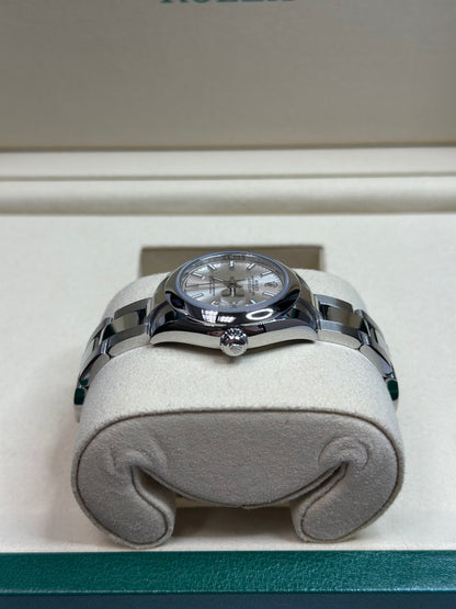 Rolex Datejust Lady Silver Index Dial on Oyster 279160 Papers 2021